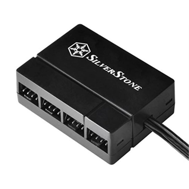 SilverStone PWM Fan Hub System Cables, Black (CPF04) - Image 1